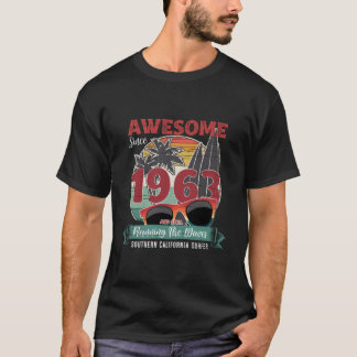 Awesome Since 1963 Surf Anniversary T Shirt