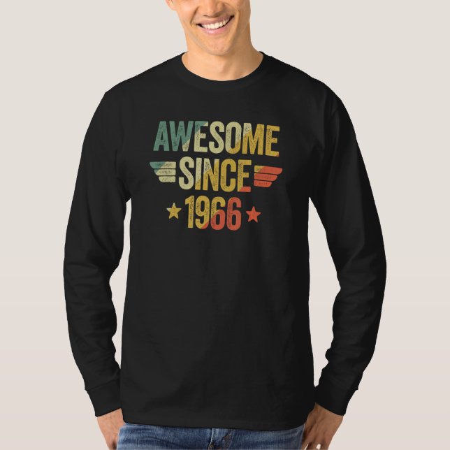 Awesome Since 1966 T Shirt (Framsida)