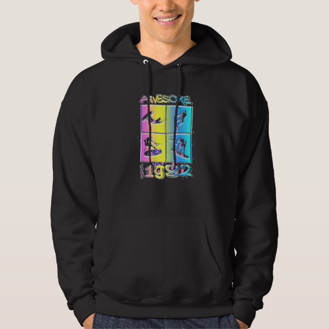 Awesome since 1982 Wakeboard lifestyle  2 Hoodie (Framsida)