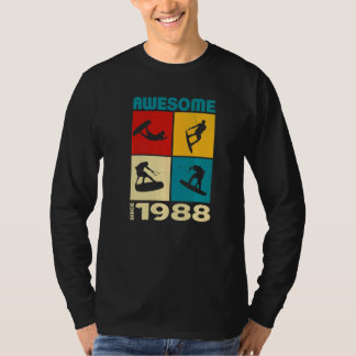 Awesome since 1988 Wakeboard lifestyle 1 T Shirt