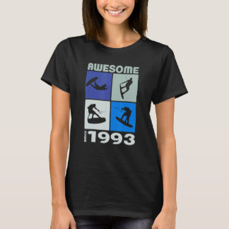 Awesome since 1993 Wakeboard lifestyle T Shirt