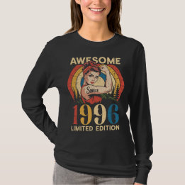 Awesome Since 1996 Vintage 30th Women's Birthday T Shirt
