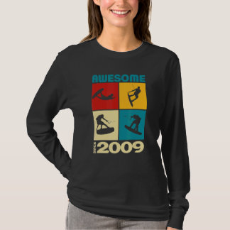 Awesome since 2009  Wakeboard lifestyle T Shirt