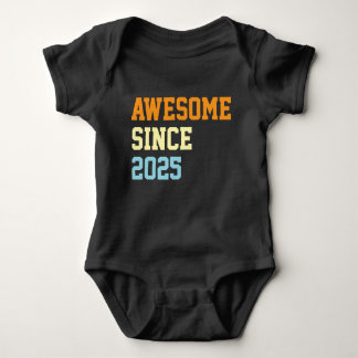 Awesome Since 2025 1st Birthday Funny T Shirt