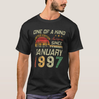 Awesome Since January 1997 25Th Birthday Limited E T Shirt