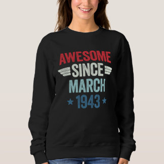 Awesome Since March 1943 T Shirt
