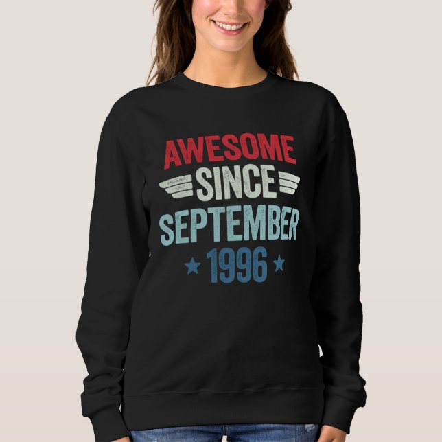 Awesome Since September 1996 T Shirt (Framsida)