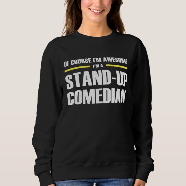 Awesome Stand Up Comedian T Shirt (Framsida)
