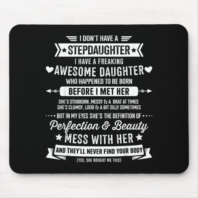 Awesome Stepdaughter For Step Bonus Dad Fathers Da Musmatta (Framsidan)