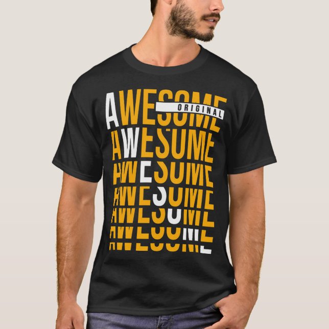 Awesome T Shirt (Framsida)