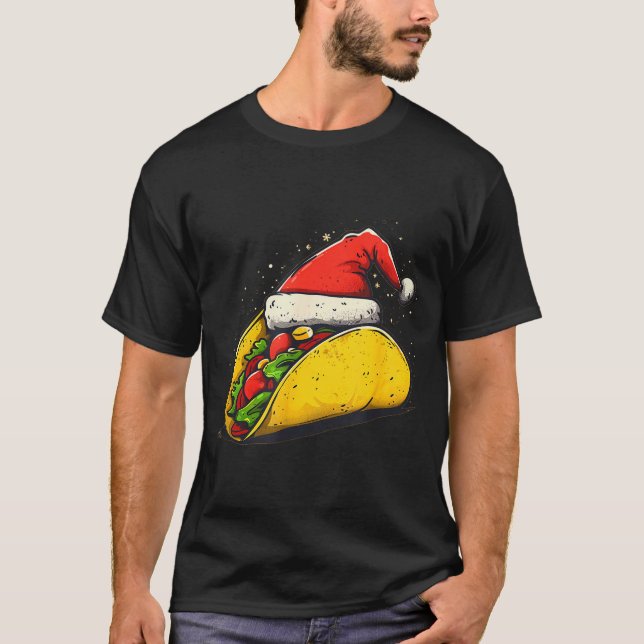 Awesome Taco Outfit For Xmas Tacos Lovers  T Shirt (Framsida)