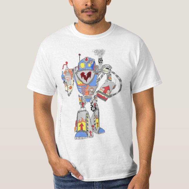 Awesomebot 5000 tee shirt (Framsida)