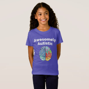 Awesomely Autistic hjärna T-shirt