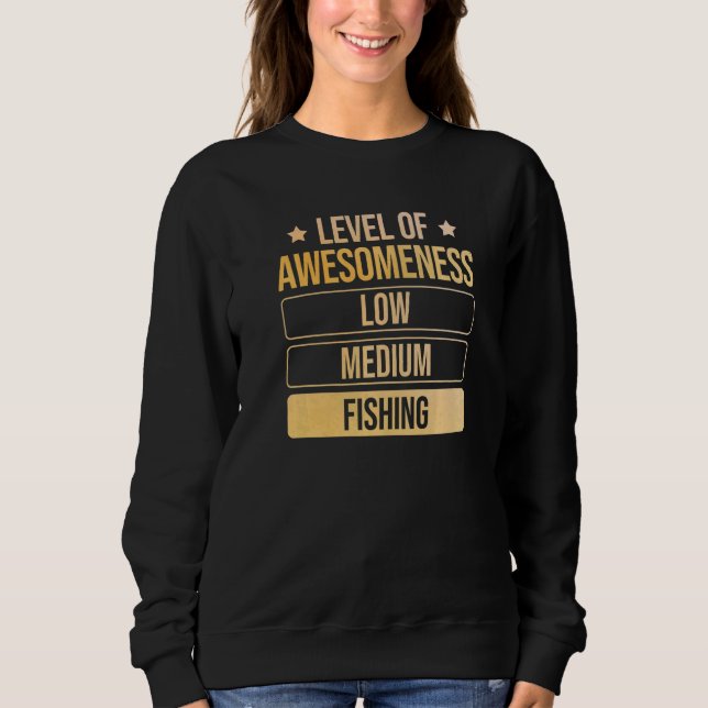 Awesomeness Fishing T Shirt (Framsida)
