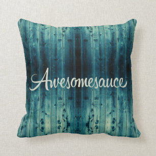 Awesomesauce Wood Panel Kudde