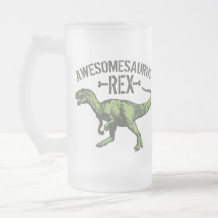 Awesomesaurus Rex Frostat Ölglas