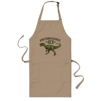 Awesomesaurus Rex Långt Förkläde
