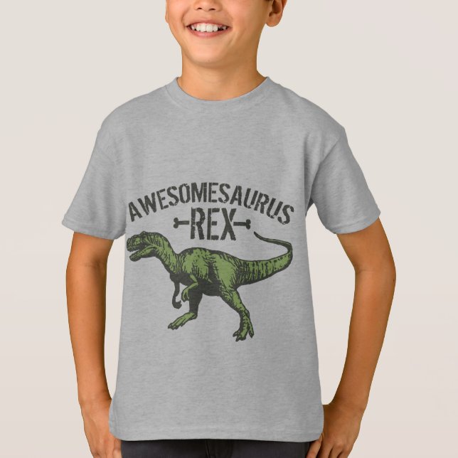 Awesomesaurus Rex Tee Shirt (Framsida)