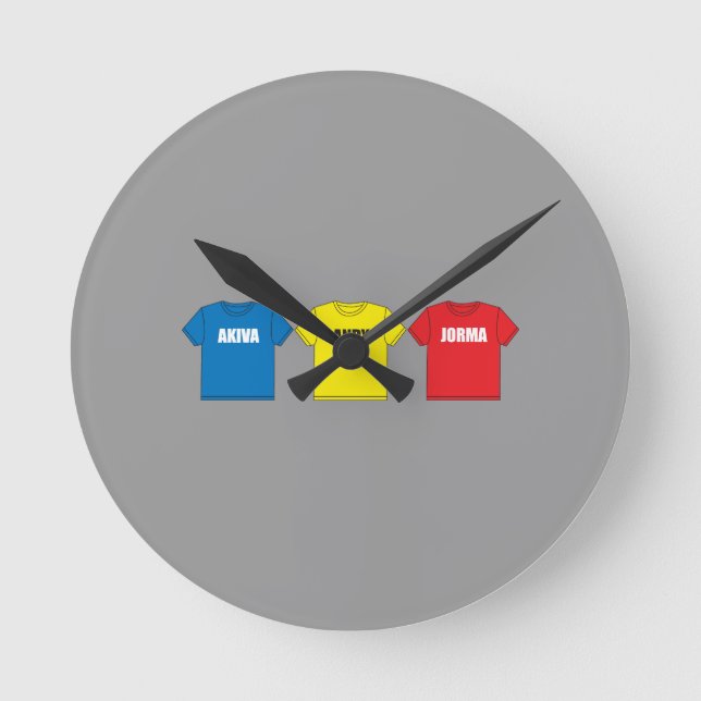 Awesometown Rund Klocka (Framsida)