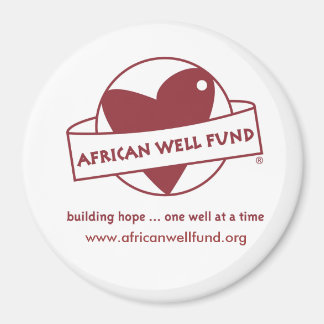 AWF-logotyp-färg, www.africanwellfund.org Magnet