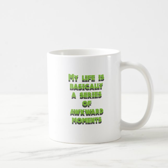 "Awkward är min estetik" Kaffemugg (Höger)