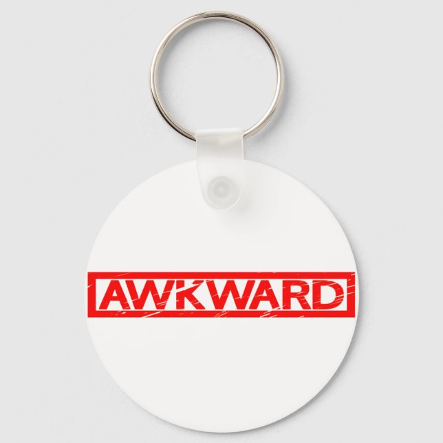 Awkward Frimärke Nyckelring (Framsida)