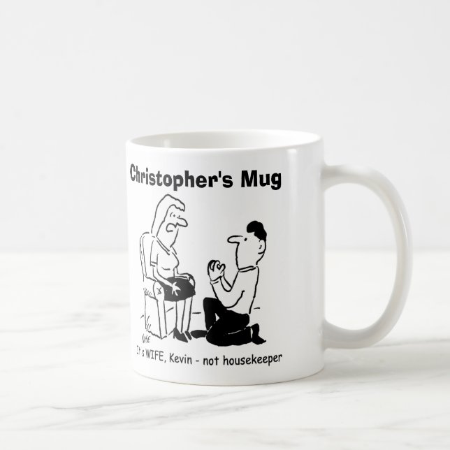 Awkward Giftermål Frieri. Lägg till Namn-val. Kaffemugg (Höger)