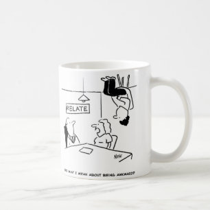 Awkward make sitta om taket. Funny Kaffemugg