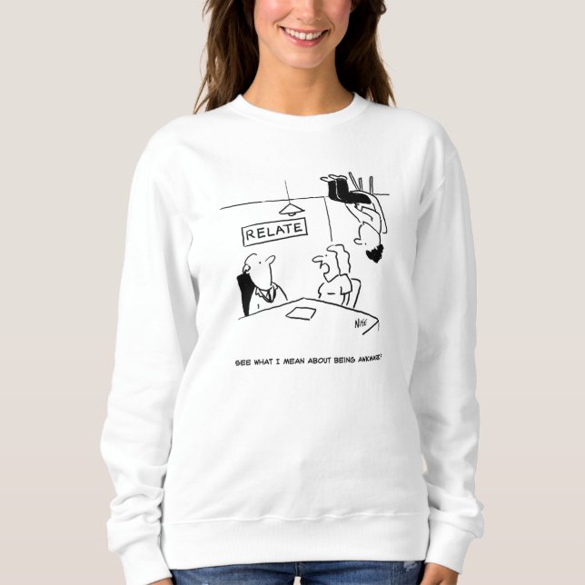 Awkward make sitta om taket tee shirt (Framsida)