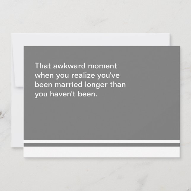 Awkward Moment-årskort Kort (Framsida)
