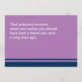Awkward Moment Card-Tack belåten Tack Kort