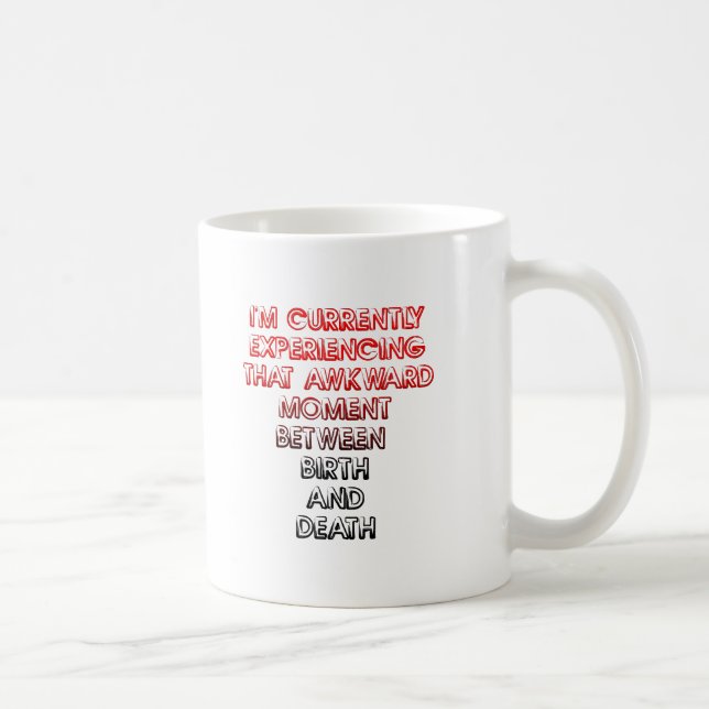 Awkward Moment Funny Mug Kaffemugg (Höger)