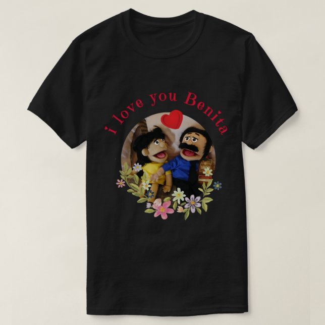Awkward Puppets Benita T Shirt (Design framsida)