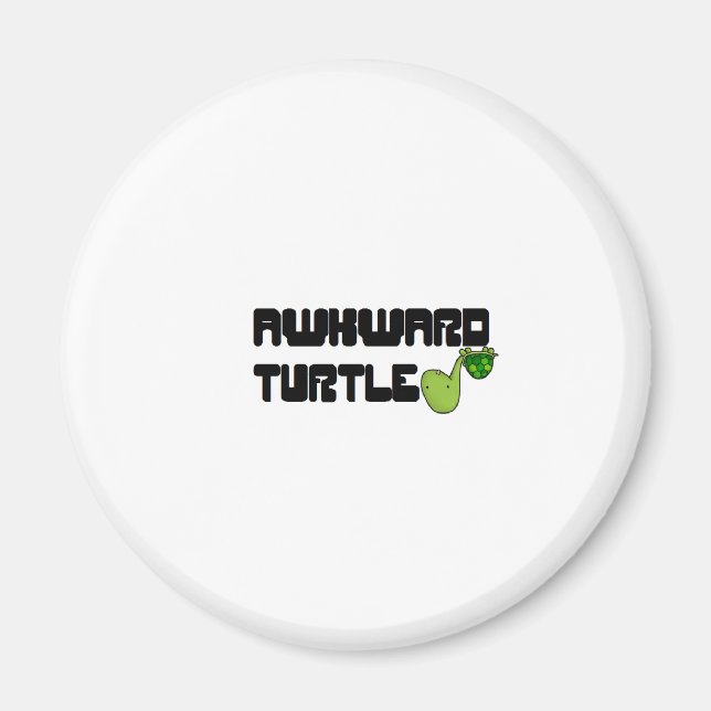 Awkward sköldpadda magnet (Framsidan)