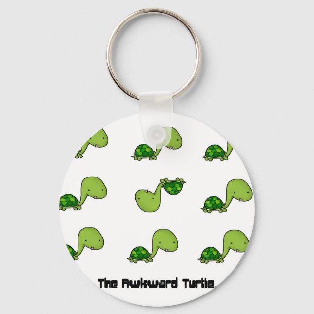 Awkward Turtle Nyckelring (Framsida)