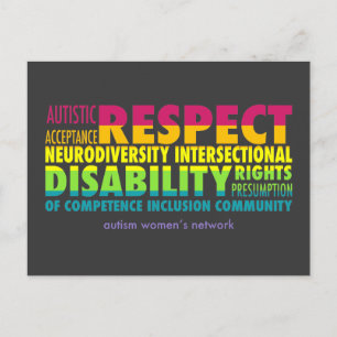 AWN Rainbow Pride Postcard Vykort