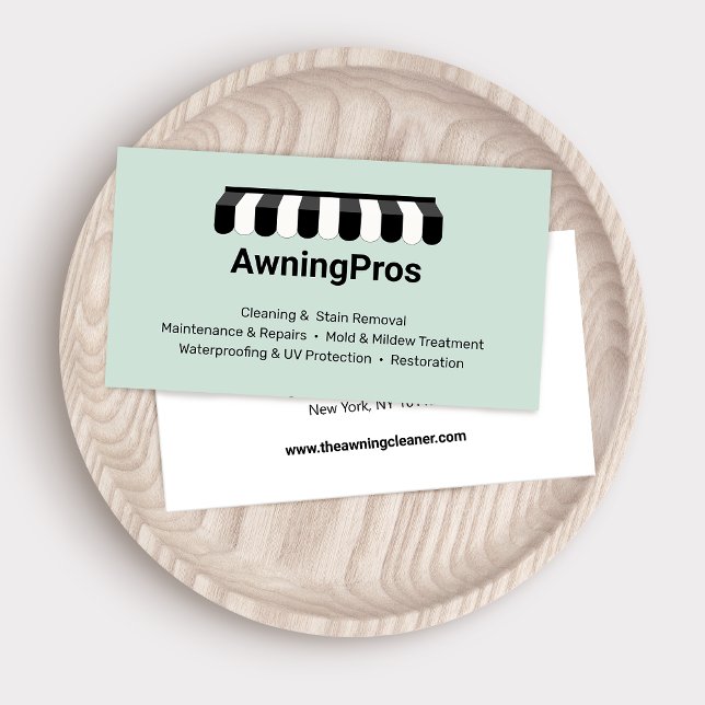 Awning Cleaner Visitkort (Skapare uppladdad)