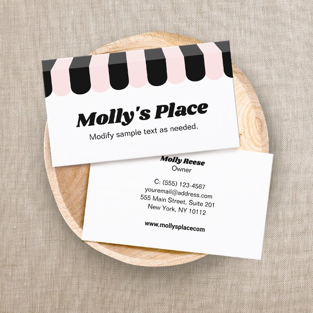 Awning Visitkort (Skapare uppladdad)