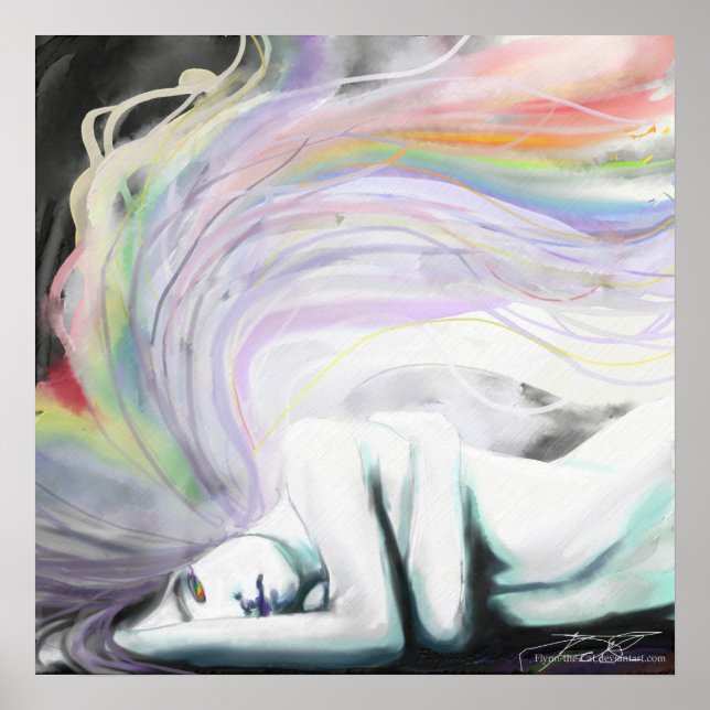 Awoken - Rapunzel Dreaming Poster (Framsidan)