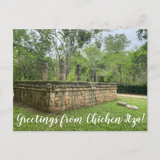 aWorld2Celebrate: Hälsningar från Chichén Itzá! Vykort (Framsida)