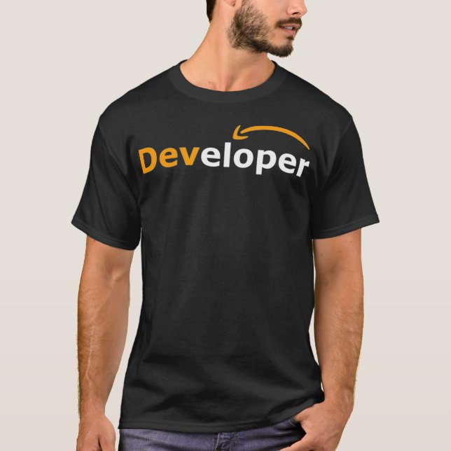 AWS Microservices Morden Cloud Developers  T Shirt (Framsida)