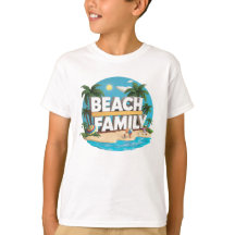 Awsome Färgad Beach Family Kids