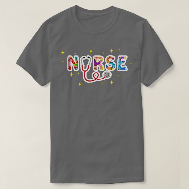 Awsome Nurse Stethoscope jul 2022 Gift T Shirt (Design framsida)
