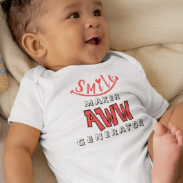 Aww Baby Smile and Heart T Shirt