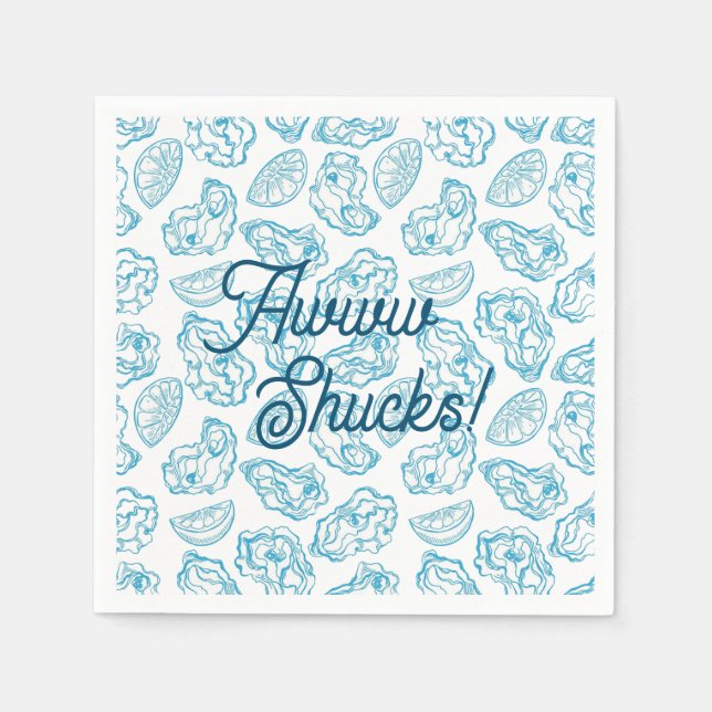 Aww Shucks Cocktail Napkin Pappersservett (Framsidan)