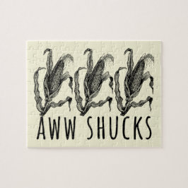 Aww Shucks Corn Husk Funny Farm Pussel
