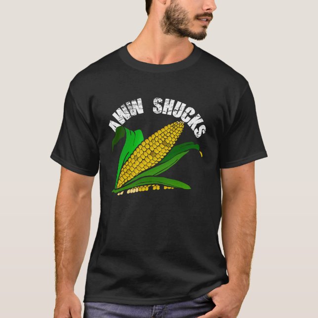 Aww Shucks Farmer Maj Marknadsfestival T Shirt (Framsida)