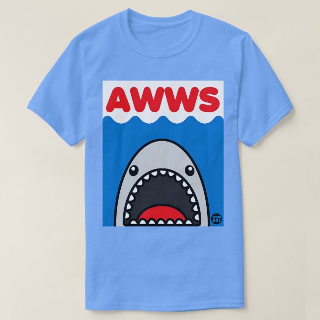 Awws Jaws T Shirt (Design framsida)