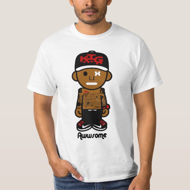 awwsome pojke t-shirt (Framsida)