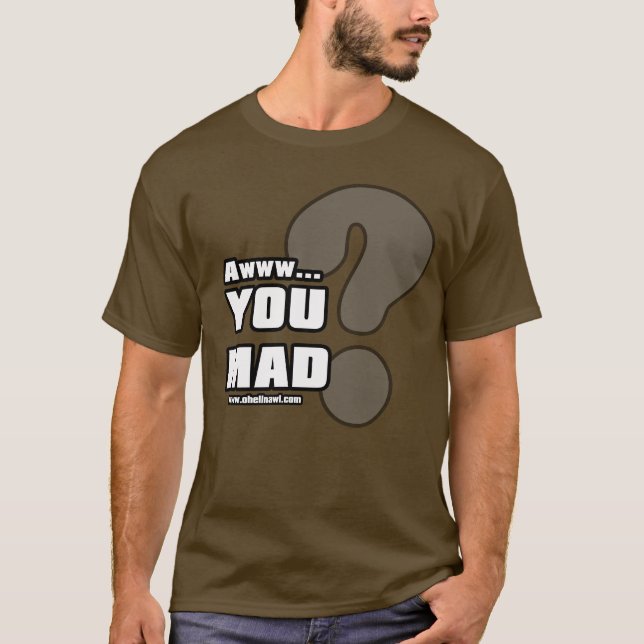 Awww dig som är tokig? tee (Framsida)